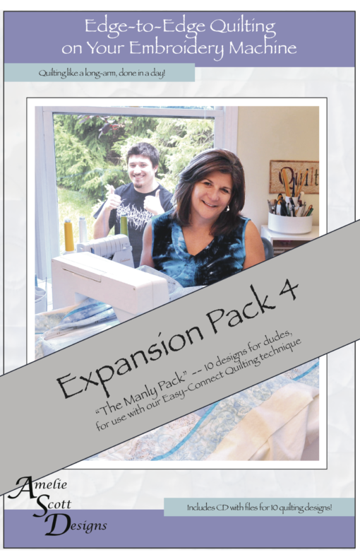 ASD212 - Edge-to-Edge Quilting Expansion Pack 4 - Embroidery CD